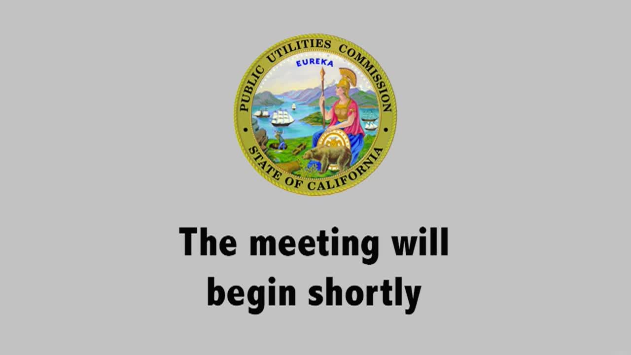 Thumbnail image for California Public Utilities Commission Voting Meeting 12-19-2025